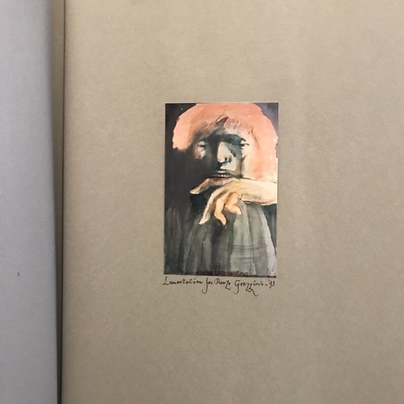 LEONARD BASKIN NATIVE AMERICAN WOLF ROBE ARCHIVE SIGNED ART PAINTING BOOK YALE - Picture 7 of 9